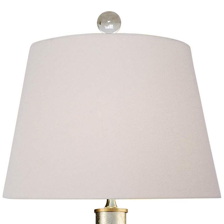 Image 2 Anais 31" High Antique Silver Leaf Alloy Buffet Table Lamps Set of 2 more views