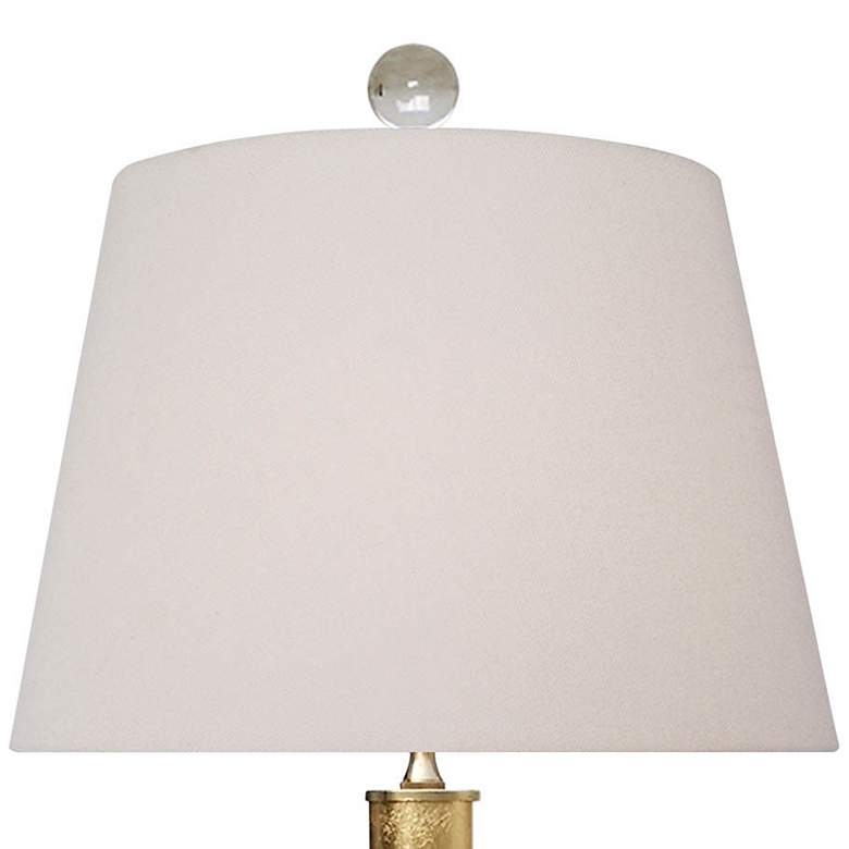 Image 2 Anais 31" High Classic Gold Leaf Buffet Table Lamps Set of 2 more views