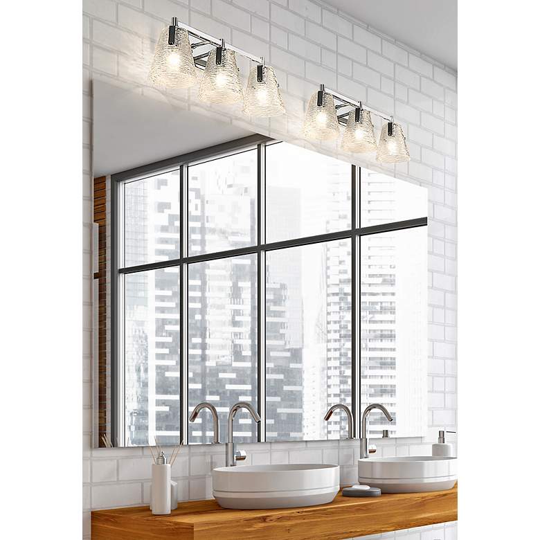 Image 3 Analia 26 1/4" Wide Chrome 3-Light Bath Light more views