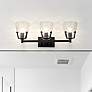 2_Analia 26 1/4" Wide Matte Black 3-Light Vanity Bath Light