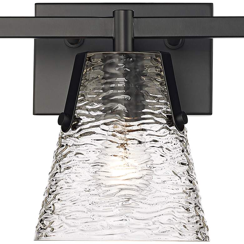 Image 4 Analia 26 1/4" Wide Matte Black 3-Light Vanity Bath Light more views