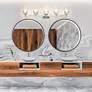 4_Analia 45 3/4" Wide Chrome 5-Light Vanity Bath Light more views