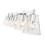 7_Analia 45 3/4" Wide Chrome 5-Light Vanity Bath Light more views
