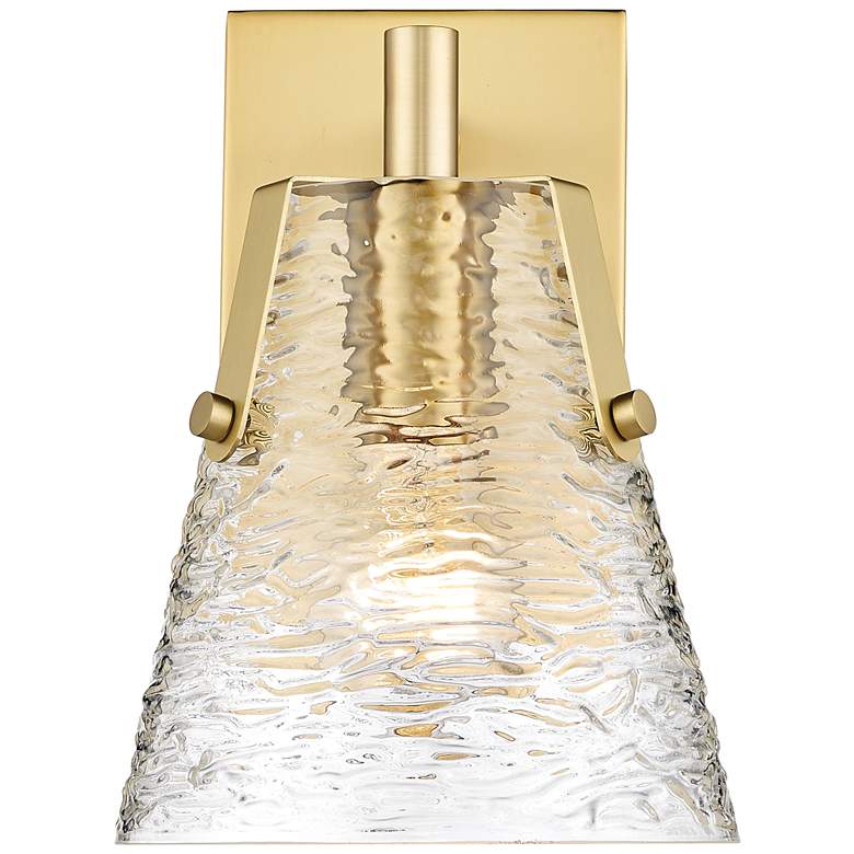 Image 2 Analia 9 1/4" High Modern Gold Wall Sconce
