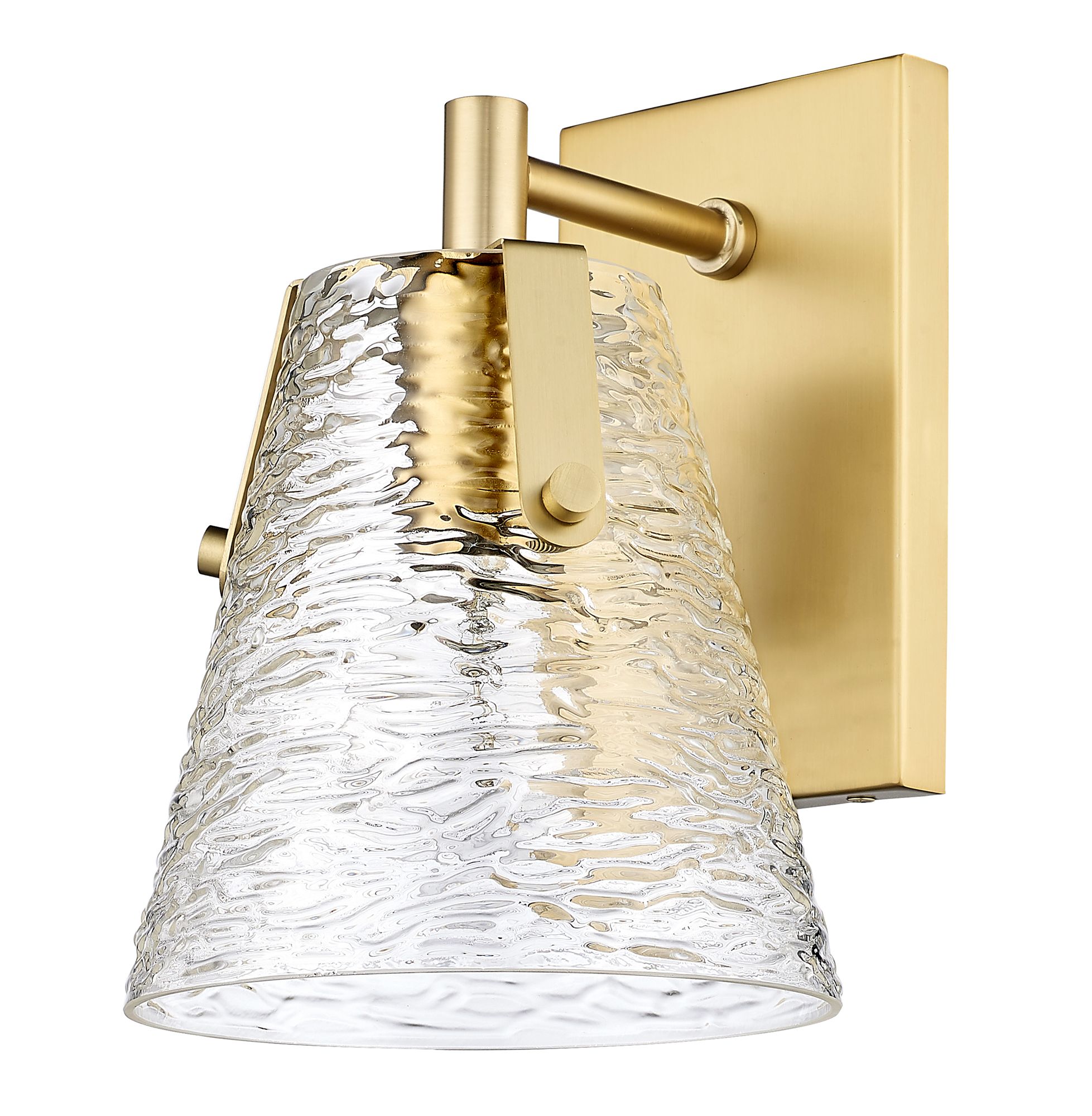 Analia 9 1/4" High Modern Gold Wall Sconce