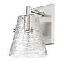 Analia by Z-Lite Brushed Nickel 1 Light Wall Sconce