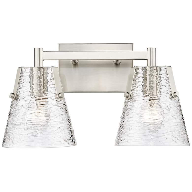 Image 2 Analia by Z-Lite Brushed Nickel 2 Light Vanity