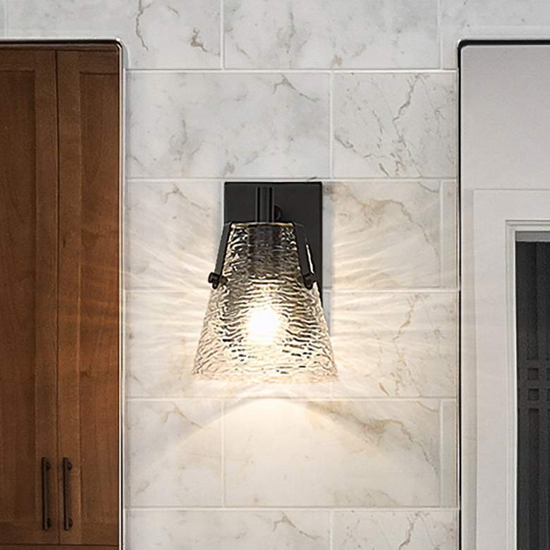 Image 1 Analia by Z-Lite Matte Black 1 Light Wall Sconce