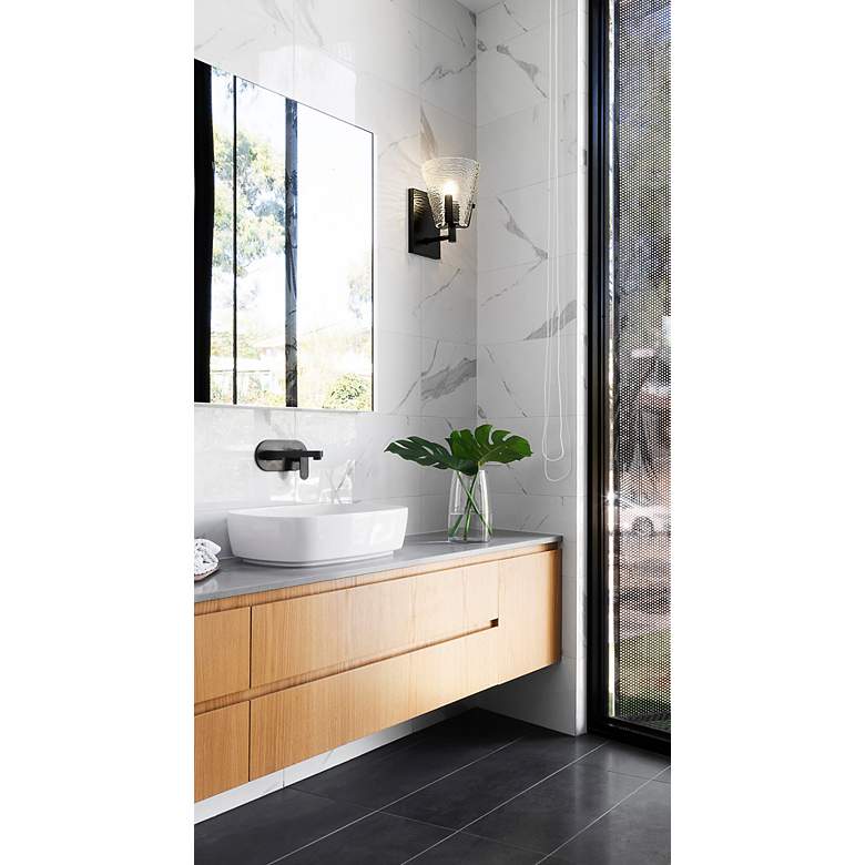 Image 3 Analia by Z-Lite Matte Black 1 Light Wall Sconce more views