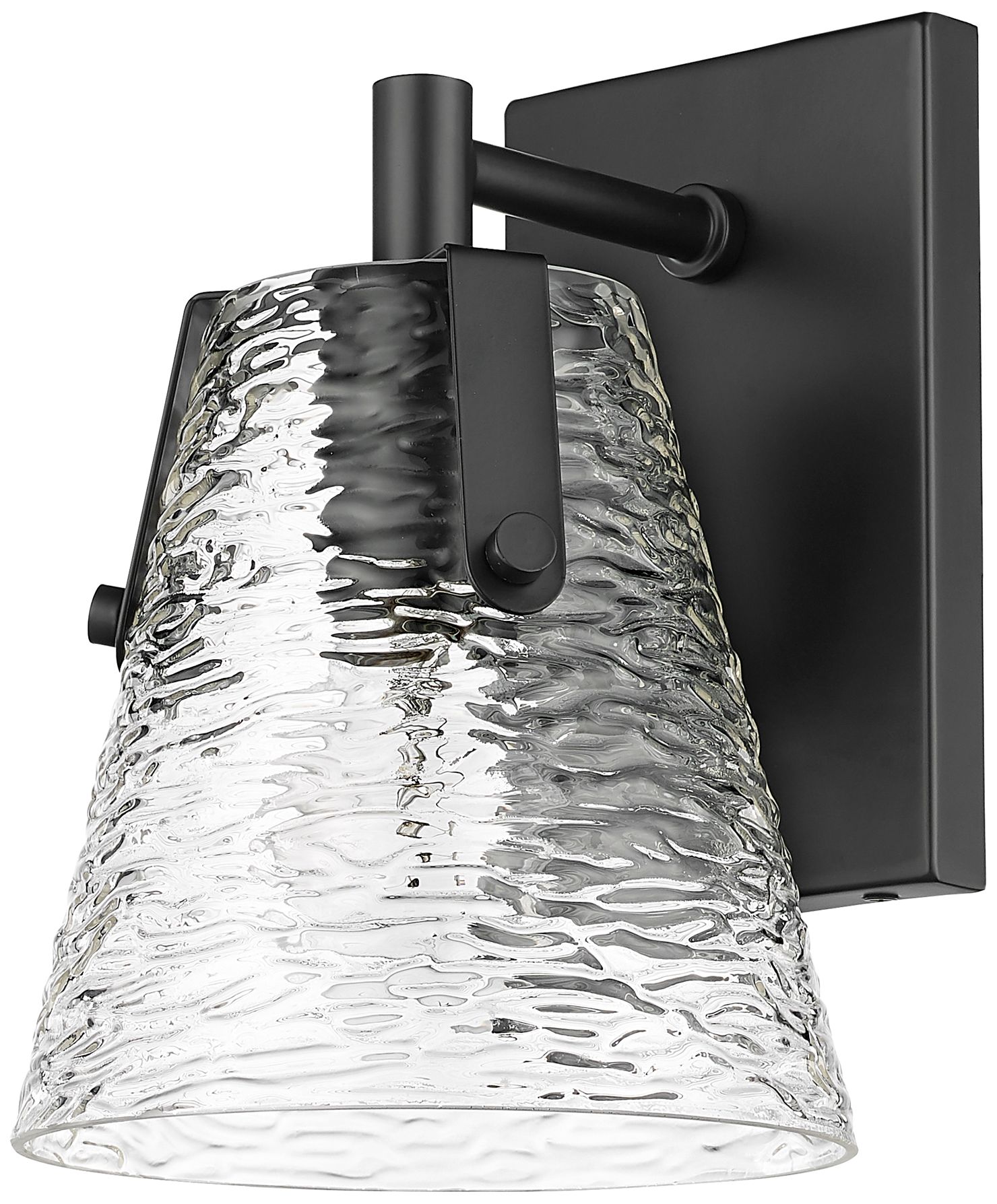 Analia by Z-Lite Matte Black 1 Light Wall Sconce