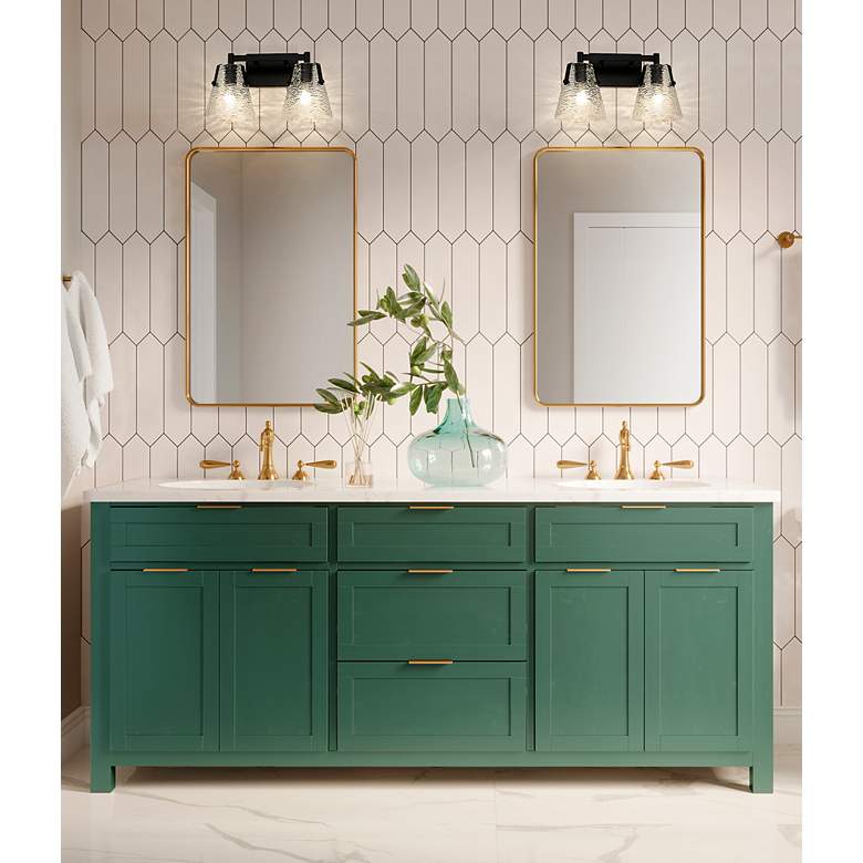 Image 4 Analia by Z-Lite Matte Black 2 Light Vanity more views