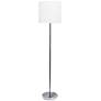 Analisa 58 1/4" High Modern Brushed Nickel Floor Lamp