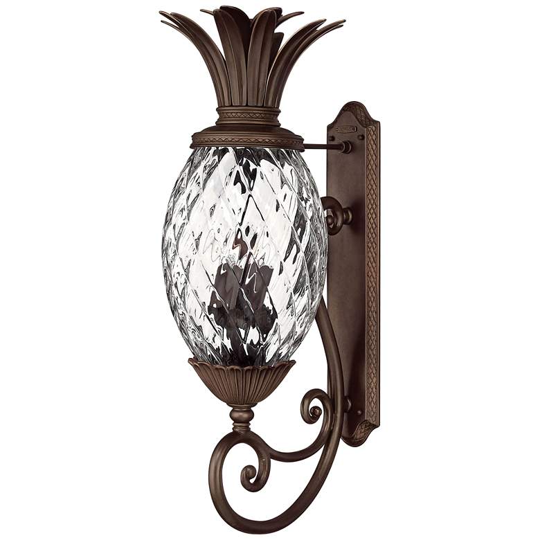 Image 1 Anana Plantation Collection 33 1/2 inch High Outdoor Wall Light