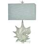 2_Anartia 29.5" High Silver Seashell Design Coastal Table Lamp