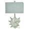 Anartia 29.5" High Silver Seashell Design Coastal Table Lamp