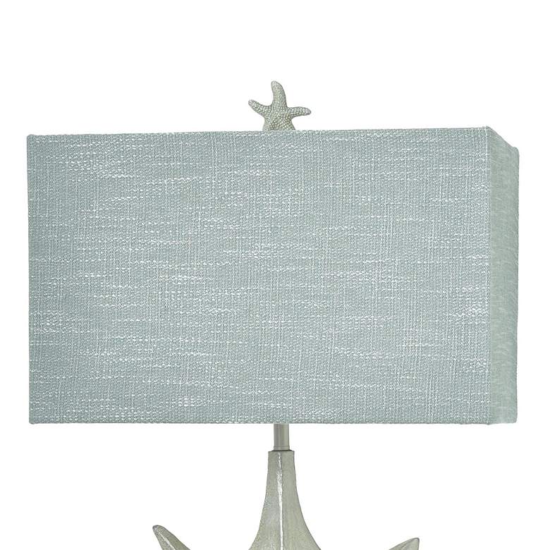 Image 5 Anartia 29.5" High Silver Seashell Design Coastal Table Lamp more views