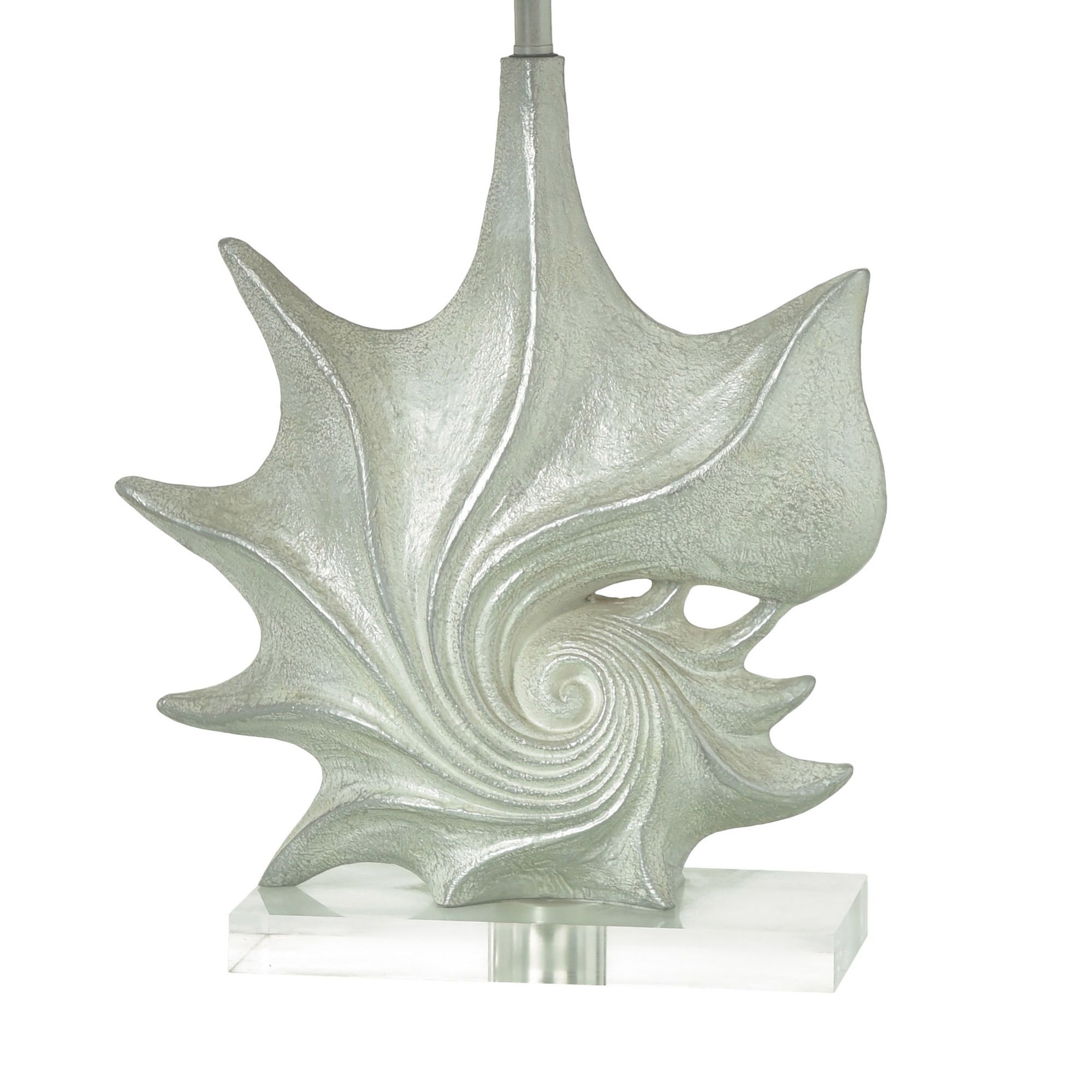 Image 4 Anartia Silver Seashell Table Lamp more views