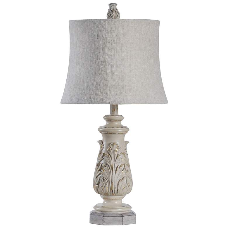 Image 1 Anastasia Table Lamp - Gray Wash - Beige