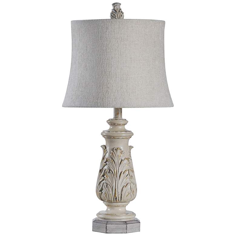 Image 2 Anastasia Table Lamp - Gray Wash - Beige