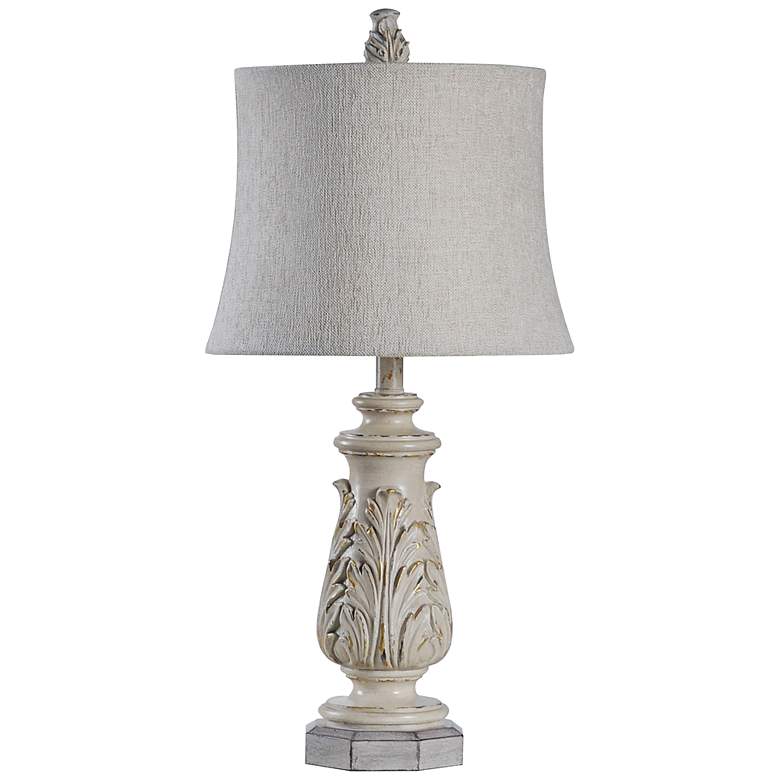 Image 1 Anastasia Table Lamp - Gray Wash - Beige