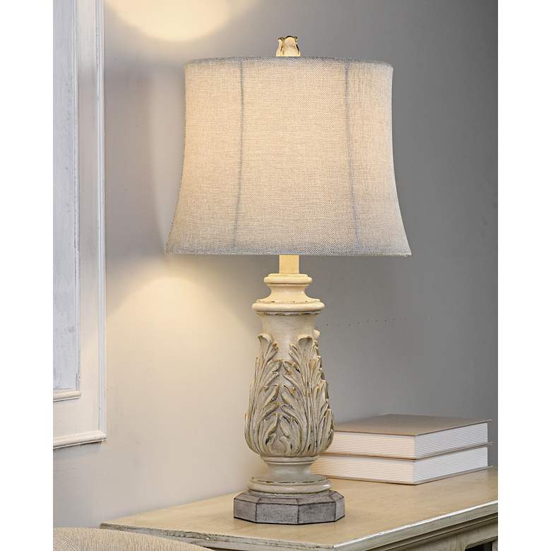 Image 6 Anastasia Table Lamp - Gray Wash - Beige more views