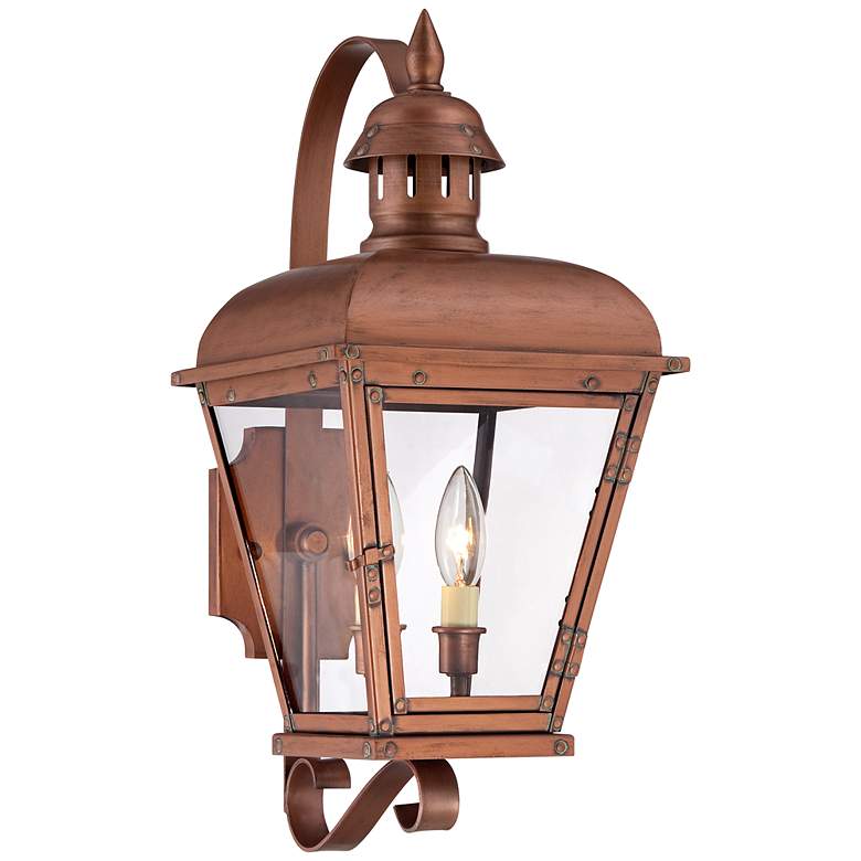 Image 1 Ancaster 20 inch High Copper Outdoor Wall Light