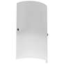 Ancelotti 12" High Frosted White Glass Wall Sconce
