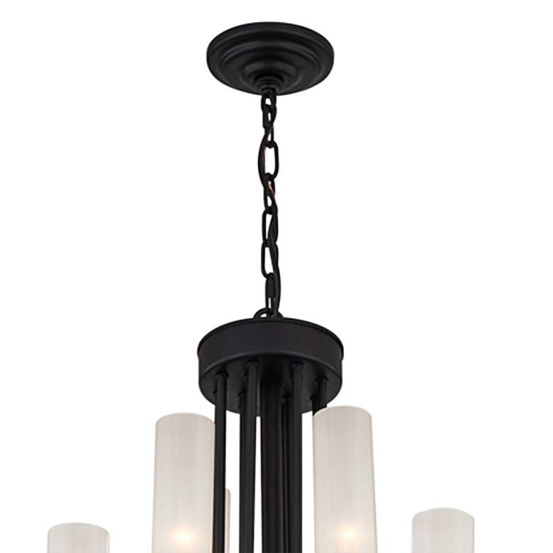 Image 4 Anchor 60 1/2 inch Wide Matte Black 48-Light Chandelier more views