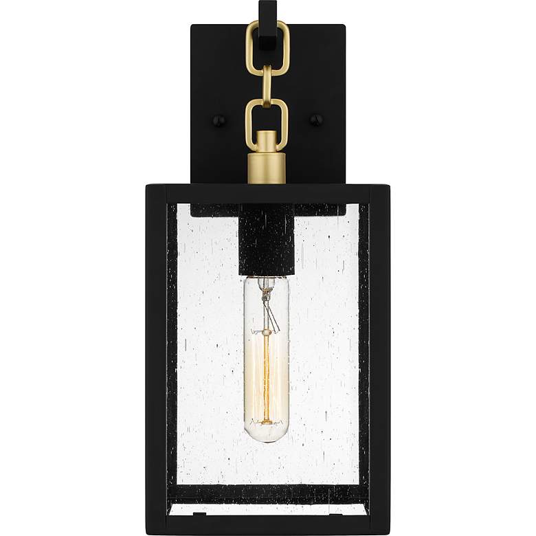 Image 3 Anchorage 1-Light Matte Black Outdoor Wall Lantern more views