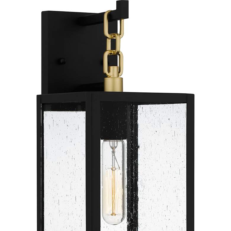 Image 5 Anchorage 1-Light Matte Black Outdoor Wall Lantern more views