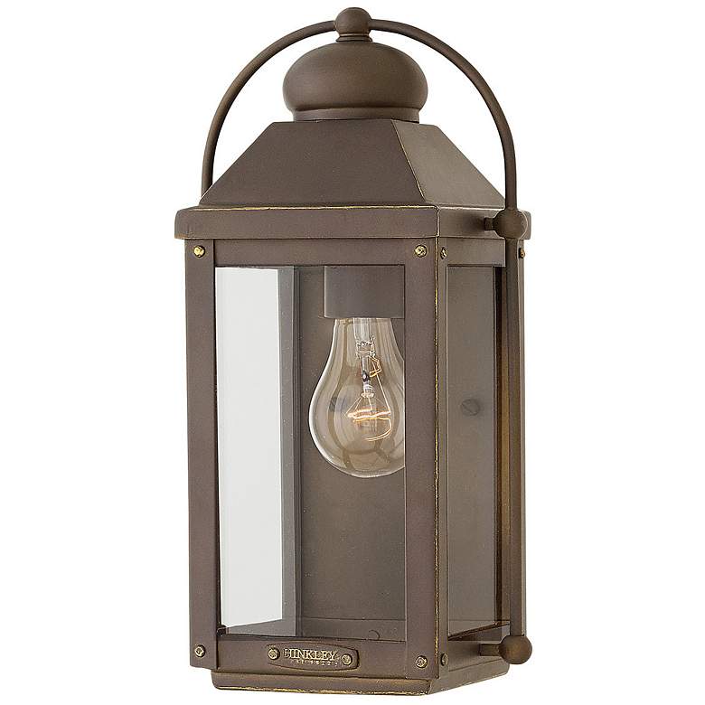 Image 1 Anchorage 13" High Light Oiled Bronze Outdoor Post Light