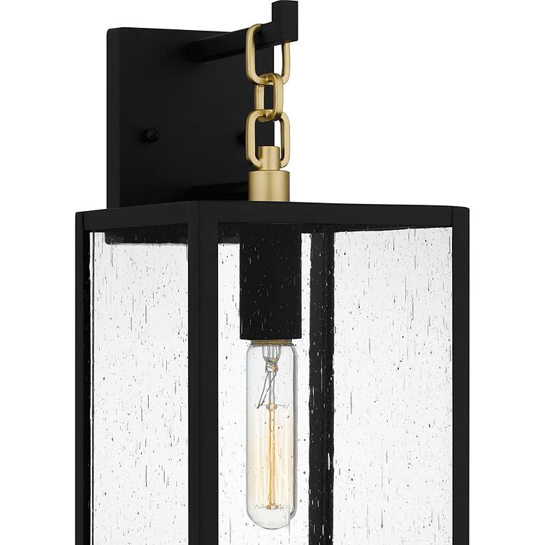 Image 5 Anchorage 16" High Matte Black Outdoor Lantern Wall Light more views