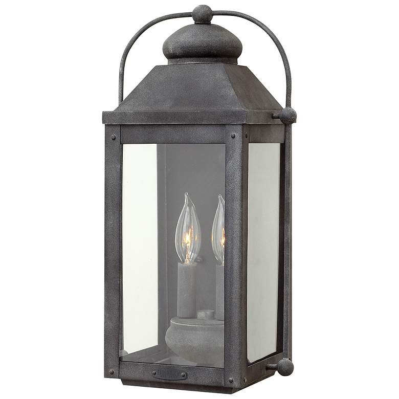 Image 3 Anchorage 17 3/4" High Aged Zinc Outdoor Wall Light more views