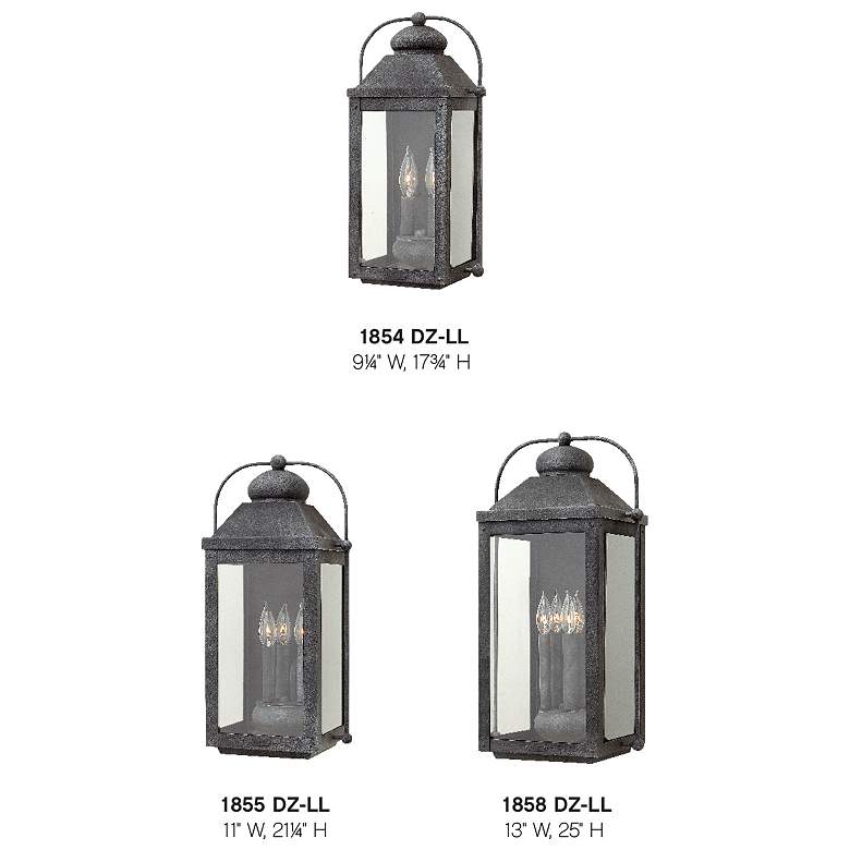 Image 6 Anchorage 17 3/4" High Aged Zinc Outdoor Wall Light more views
