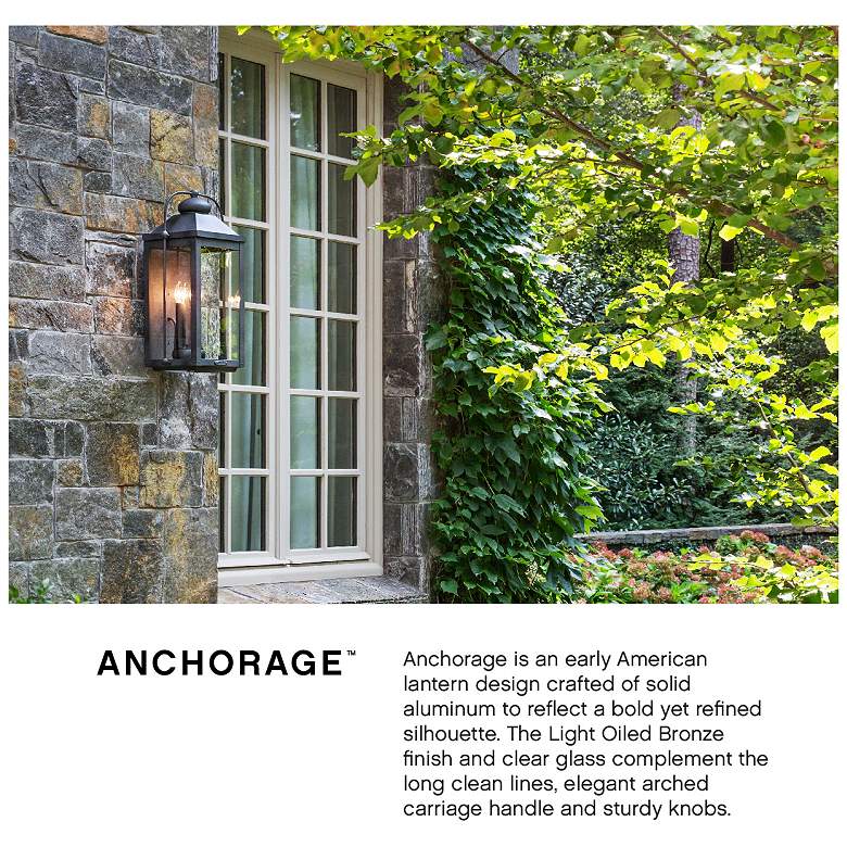 Image 7 Anchorage 17 3/4" High Light Oiled Bronze Outdoor Post Light more views
