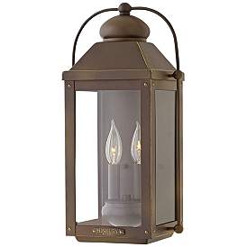Image1 of Anchorage 17 3/4"H Light Oiled Bronze Outdoor Wall Light