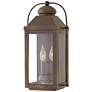 Anchorage 17 3/4"H Light Oiled Bronze Outdoor Wall Light