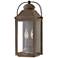 Anchorage 17 3/4"H Light Oiled Bronze Outdoor Wall Light