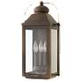 Anchorage 21 1/4" High Light Oiled Bronze Outdoor Post Light