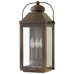 Anchorage 21 1/4" High Light Oiled Bronze Outdoor Post Light
