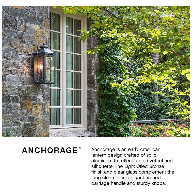 Image 6 Anchorage 21 1/4" High Light Oiled Bronze Outdoor Post Light more views
