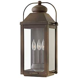 Image1 of Anchorage 21 1/4"H Light Oiled Bronze Outdoor Wall Light