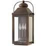 Anchorage 21 1/4"H Light Oiled Bronze Outdoor Wall Light