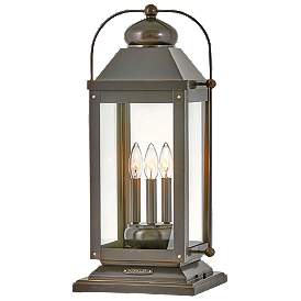 Image1 of Anchorage 23 1/2" High Aged Zinc 3 Watts Outdoor Pier Mount Light