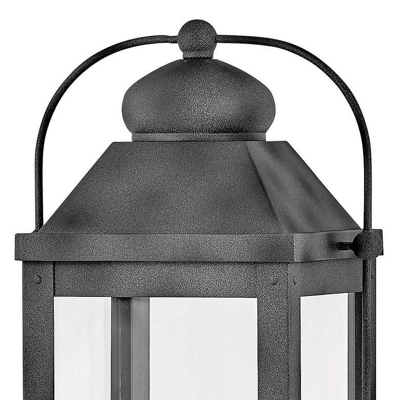 Image 3 Anchorage 23 1/2" High Aged Zinc Outdoor Pier Mount Lantern more views