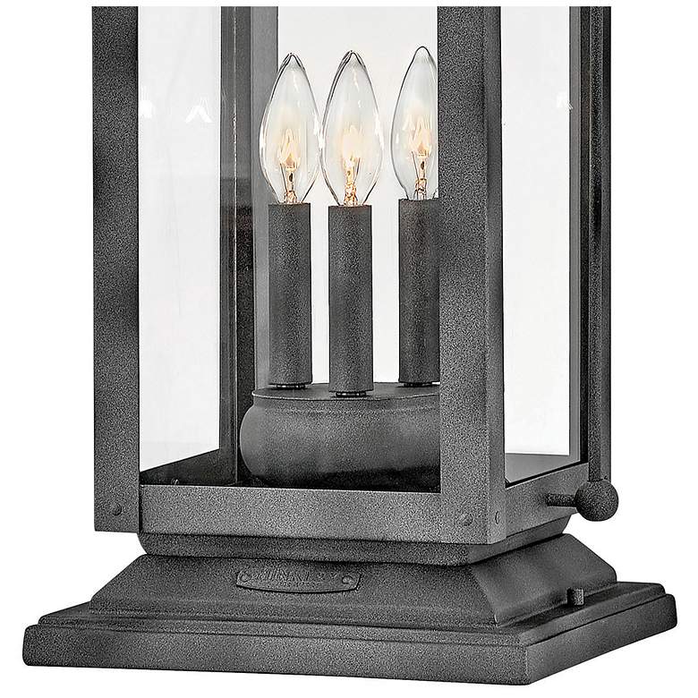 Image 5 Anchorage 23 1/2" High Light Aged Zinc Outdoor Pier Mount Light more views