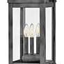 Thumbnail2 of Anchorage 23 1/2"H Aged Zinc Outdoor Pier Mount Light more views