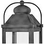 Thumbnail3 of Anchorage 23 1/2"H Aged Zinc Outdoor Pier Mount Light more views