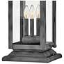 Thumbnail4 of Anchorage 23 1/2"H Aged Zinc Outdoor Pier Mount Light more views