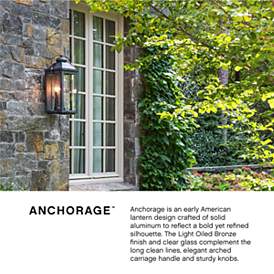 Image5 of Anchorage 23 1/2"H Aged Zinc Outdoor Pier Mount Light more views